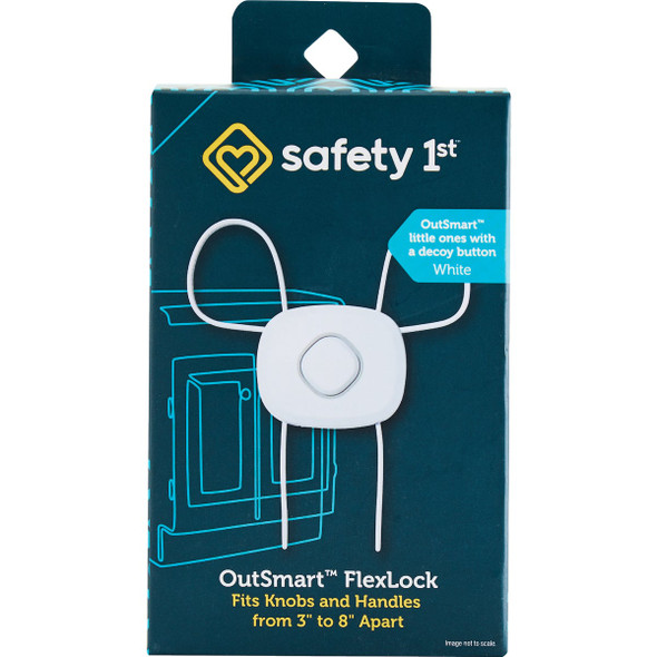 Safety 1st Outsmart Flex Lock Plastic Slide-On Decoy Cabinet Lock HS271