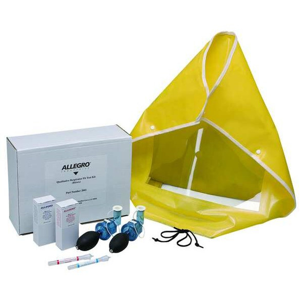 Allegro Industries Fit Testing Kit,2.5 cc,Includes Hood 2040