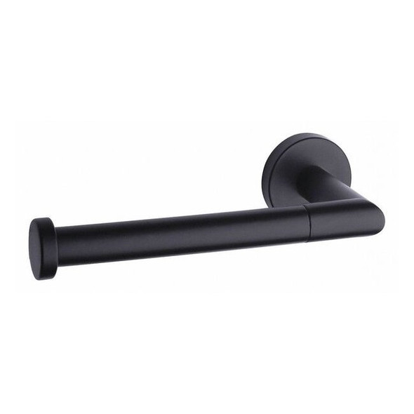 Taymor Toilet Paper Holder,Black,5-1/2"W,1 Roll 04-2848BLK