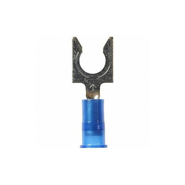 3m Fork Terminal,Copper,Blue,PK100 MNG14-14FLX