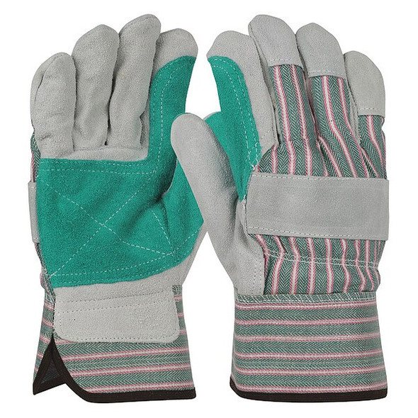 Pip Leather Gloves,L,Gunn Cut,PR,PK12 500DP