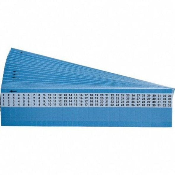 Brady Wire Marker,Preprintd,Self-Lamintng,PK25 SLF-1-33-PK