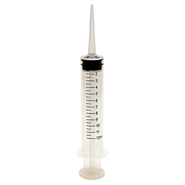 Globe Scientific Syringe,12 mL,Straight/Curved Trans,PK50 159012