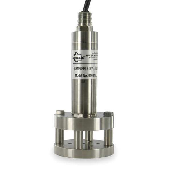 Mercoid Submersible Level Transmitter,0 to 5 PSI PBLT2-5-40-PU