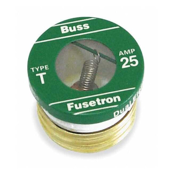 Eaton Bussmann Plug Fuse, 2.50A, 10kA at 125V AC, 4 PK T-2-1/2