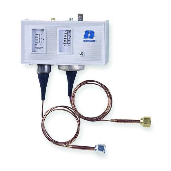 Ranco Dual Pressure Control, Differential,SPST O12-1502