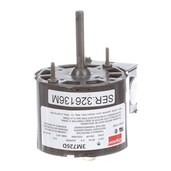 Dayton HVAC Motor,1/50 HP,1550 rpm,230V,3.3 71634704M