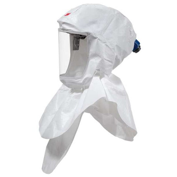 3m Double Bib Hood,White,Versaflo Series S-657 3m Double Bib Hood,White,Versaflo Series S-657