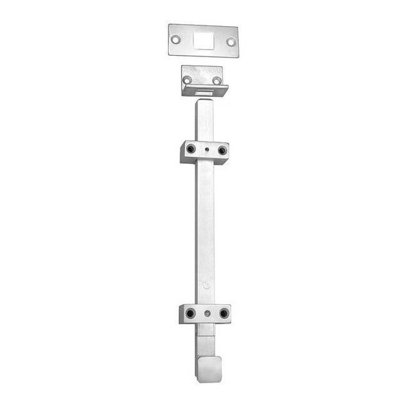 Rockwood Heavy Duty Surface Bolt,Satin Chrome 585-12.26D