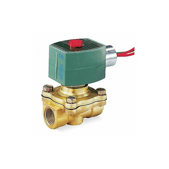 Redhat Solenoid Valve,Brass,NC,Air, Inert Gas EF8210G054 Redhat Solenoid Valve,Brass,NC,Air, Inert Gas EF8210G054