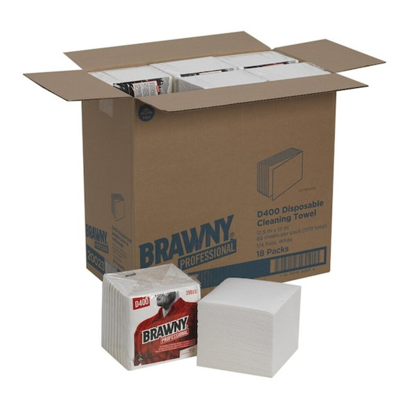 Georgia-Pacific Disposable Wipes, 13" x 12-1-2", 18 Pack, 65 Sheets- Pack 20023