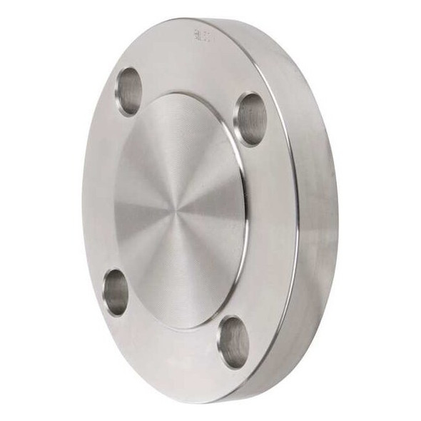 Manufacturer Varies Flange, Stainless Steel, Blind, 4 1/4 in 4381000020