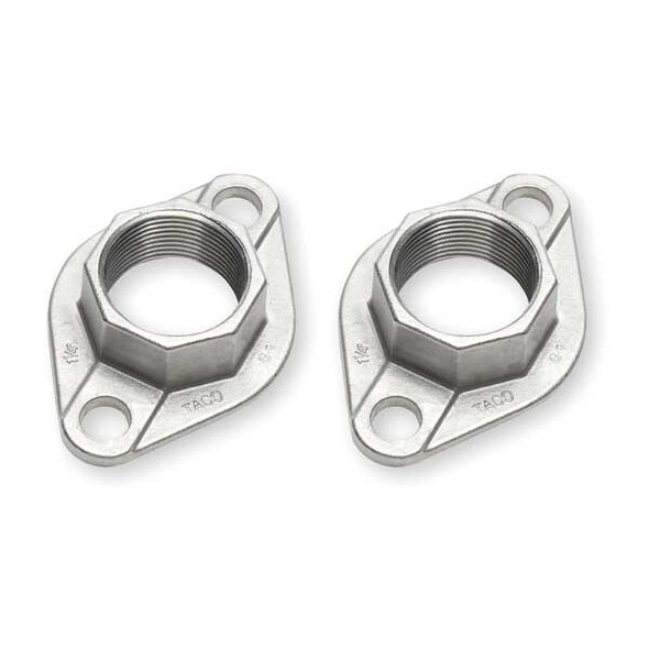 Taco Flange,StainlessSteel,FNPT,11/2in,PK2 110-254SF-1
