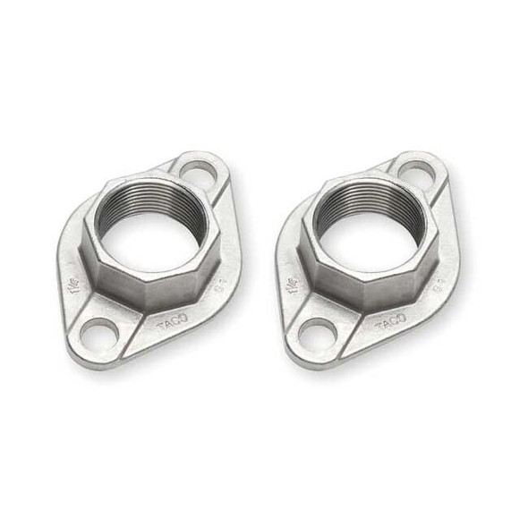 Taco Flange,StainlessSteel,FNPT,11/2in,PK2 110-254SF-1