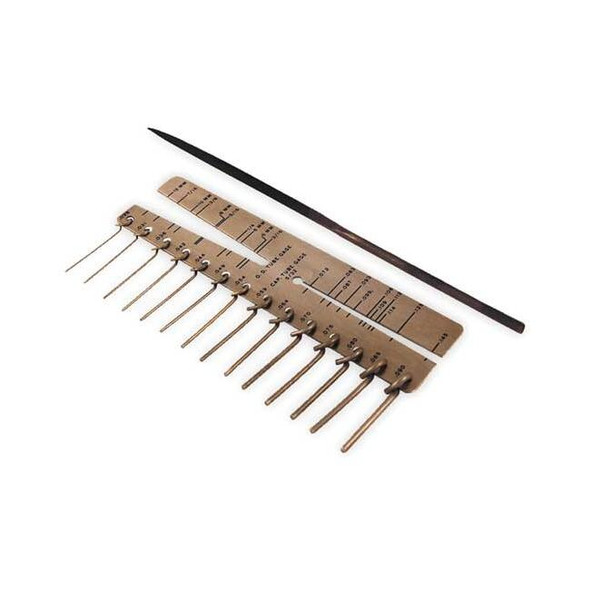 Jb Industries Sizing Gauge, 1 in L, 8 1/2 in W A10971