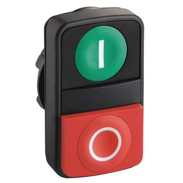 Non-Illuminated Multihead Operator, 22 mm, Rectangular