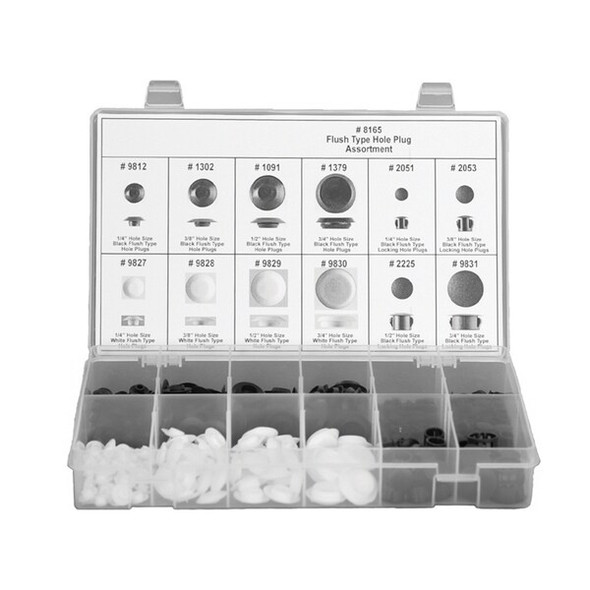 Manufacturer Varies Flush Type Hole Plug Assortment,349 Pc 8165