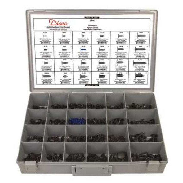 Manufacturer Varies Universal Shield Retainer Asst,336 Pc 8601