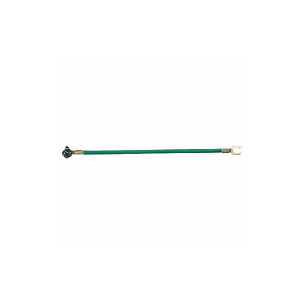 Ideal Grounding Tail,#10 Fork,Green,Pk50 30-3385