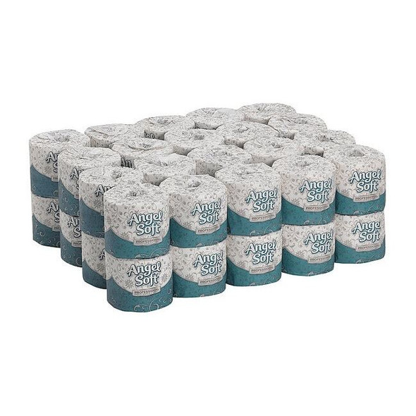 Angel Soft Professional Series, Standard Core, 2 Ply, 450 Sheets, White, 40 PK