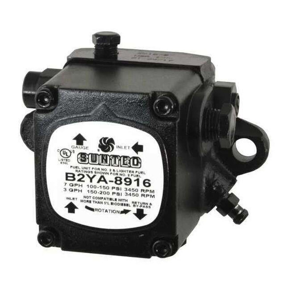 Suntec Oil Burner Pump,3450 rpm,7gph,100-200psi PF207N2GU