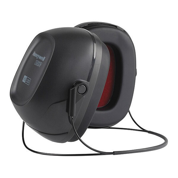 VeriShield Behind-the-Neck Ear Muffs, 28 dB NRR, Passive, General Purpose, Black