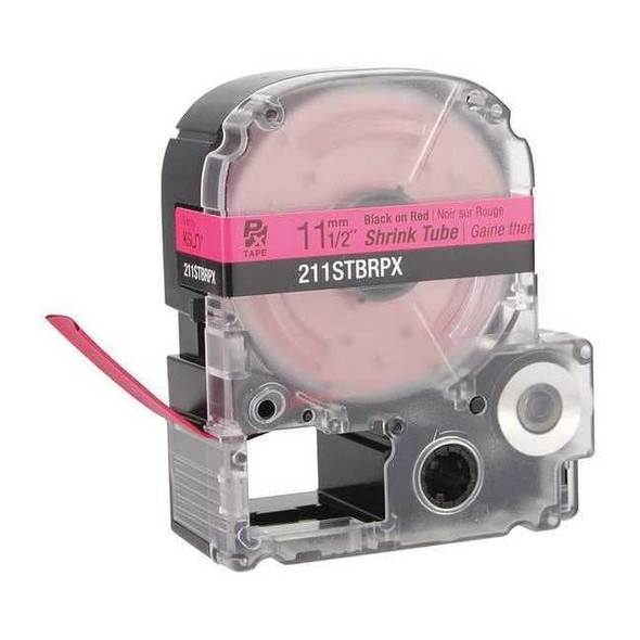 Epson Sleeve Label, Red, Polyolefin, 1/2 in W 48GE94