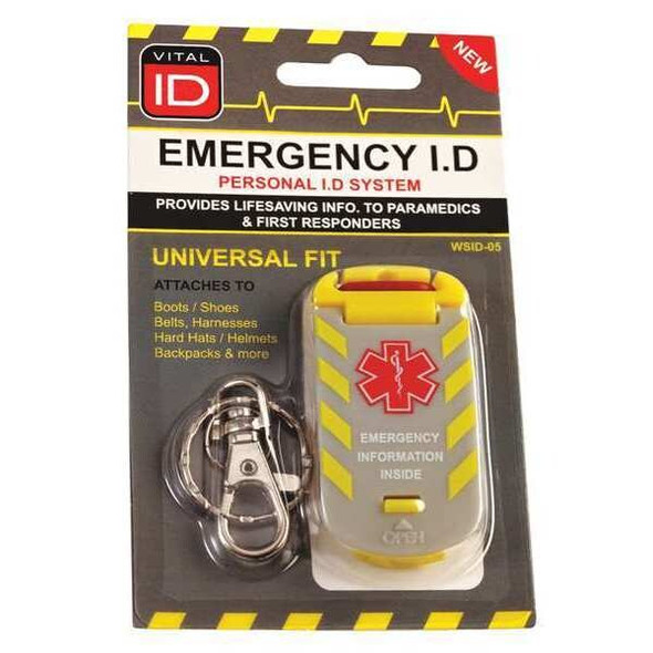 Vital Id Worker ID Card, 2-23/64"x1-3/16",PK10 WSID-05