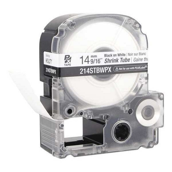 Heat Shrink Tube, Single Wall, 2:1 I.D. Shrink Ratio, White, 96 in