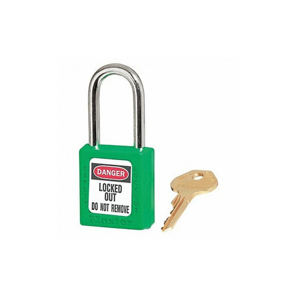 Master Lock Lockout Padlock,KD,Green,1-3/4"H,PK6 410S6GRN Master Lock Lockout Padlock,KD,Green,1-3/4"H,PK6 410S6GRN