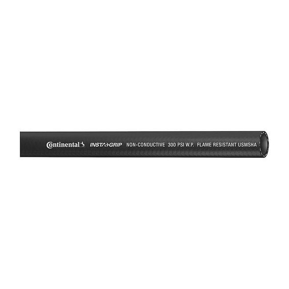 Continental Air Hose,3/8" ID x 50 ft.,Black IGBK03830-50-G
