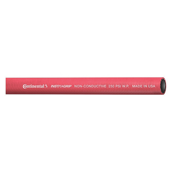 Continental Air Hose,3/8" ID x 50 ft.,Red IGRD03825-50-G