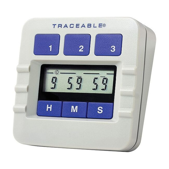 Traceable Digital Lab Timer, Count Down, 10hr 5002