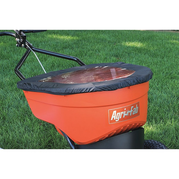130 lbs Cap Broadcast Spreader For Fertilizer/Grass Seed/Ice Melt, Up to 4 ft Spread, Fixed T Handle
