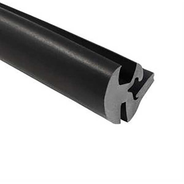Trim-Lok Locking Gasket, Black, Rubber, 25 ft L LK1615-25