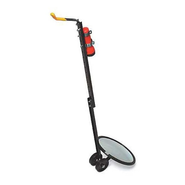 See All Industries Inspection Mirror,Outdoor Dluxe,12in dia DUC-12C