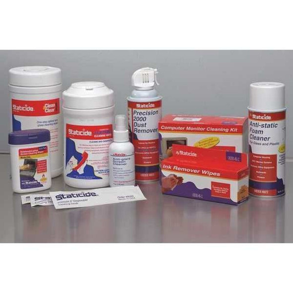 Acl Staticide Disposable Wipes, 12" x 13", 50 per Pack Sheets- Pack LF-50