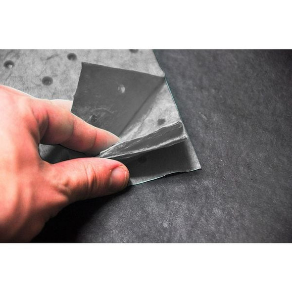 Spilfyter Sorbent Pad, 36 gal, 16 in x 18 in, Universal, Gray, 100 PK GFF-75