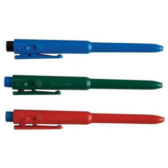 Detectapro Metal Detectable Retractable Pen, Black, PK25 RPENBK