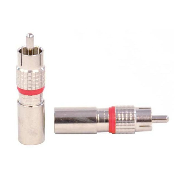 Dolphin Components Cable Coupler,RCA/Male,RG6 Coax,PK10 DC-CRCAM6