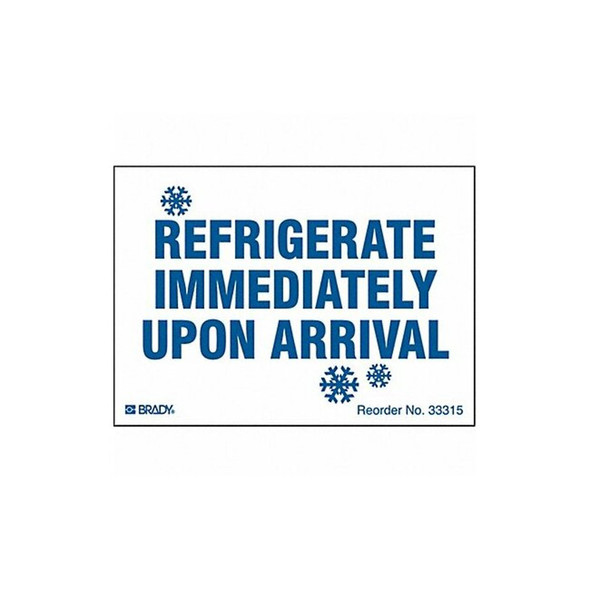 Brady Instructional Label,Climate,PK100 33315LS Brady Instructional Label,Climate,PK100 33315LS
