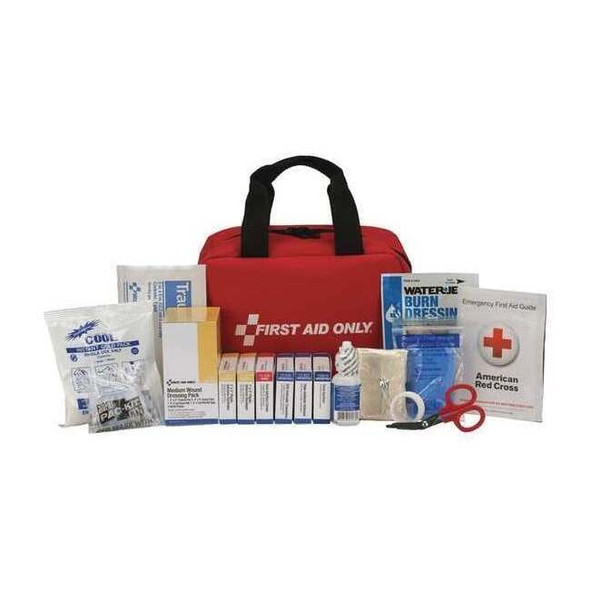 First Aid Kit and Housing, Nylon 100 Components, 25 People Served