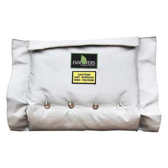 Unitherm 2" x 12" L Fiberglass Insulated Pipe Jacket 3" Wall IW1206