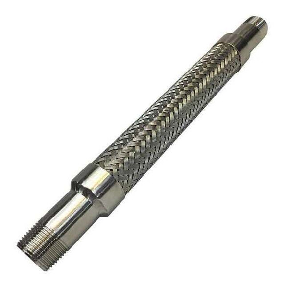 Flexible Metal Hose,3/4 in. dia,7 in. L