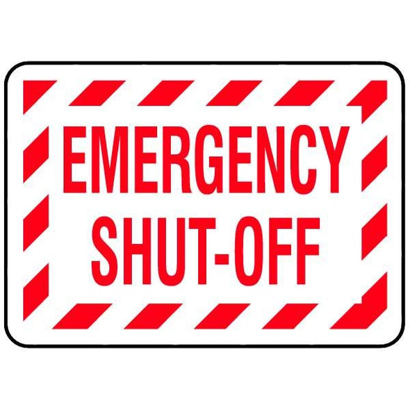 Brady Safety Label,3-1/2 In. H,5 In. W,PK25 18592LS