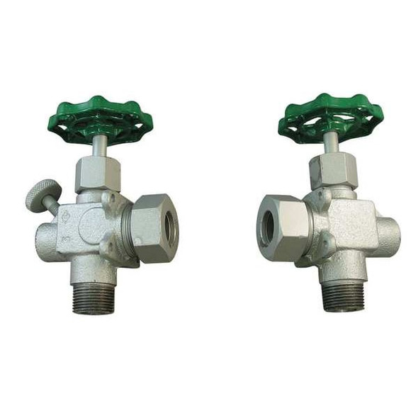 Penberthy Gagecock,Steel,5/8 In.OD Glass,PR N7AS