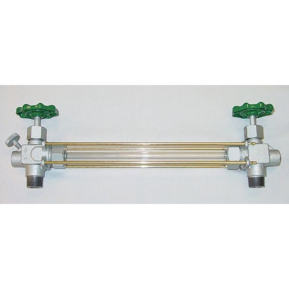 Penberthy Gagecock,Steel,5/8 In.OD Glass,PR N7AS