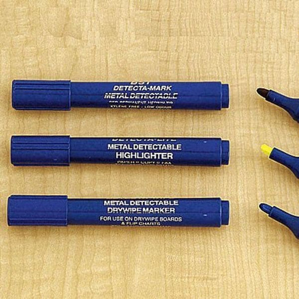 Detectapro Permanent Marker,Blue,Capped,PK10 MPENBL Detectapro Permanent Marker,Blue,Capped,PK10 MPENBL