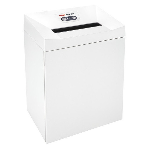 Hsm Paper Shredder, Strip-Cut, White, 21 gal. Pure 530