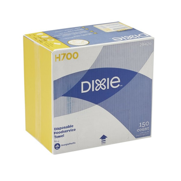 Georgia-Pacific Disposable Towels Hydroentangled Fiber 12" x 24", White, 150 Sheets/PK 29426